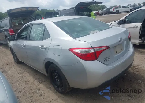 2015 Toyota Corolla Le из США, поврежденный, VIN 2T1BURHE2FC455738